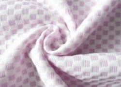 高质量涤纱针织提花布床垫面料